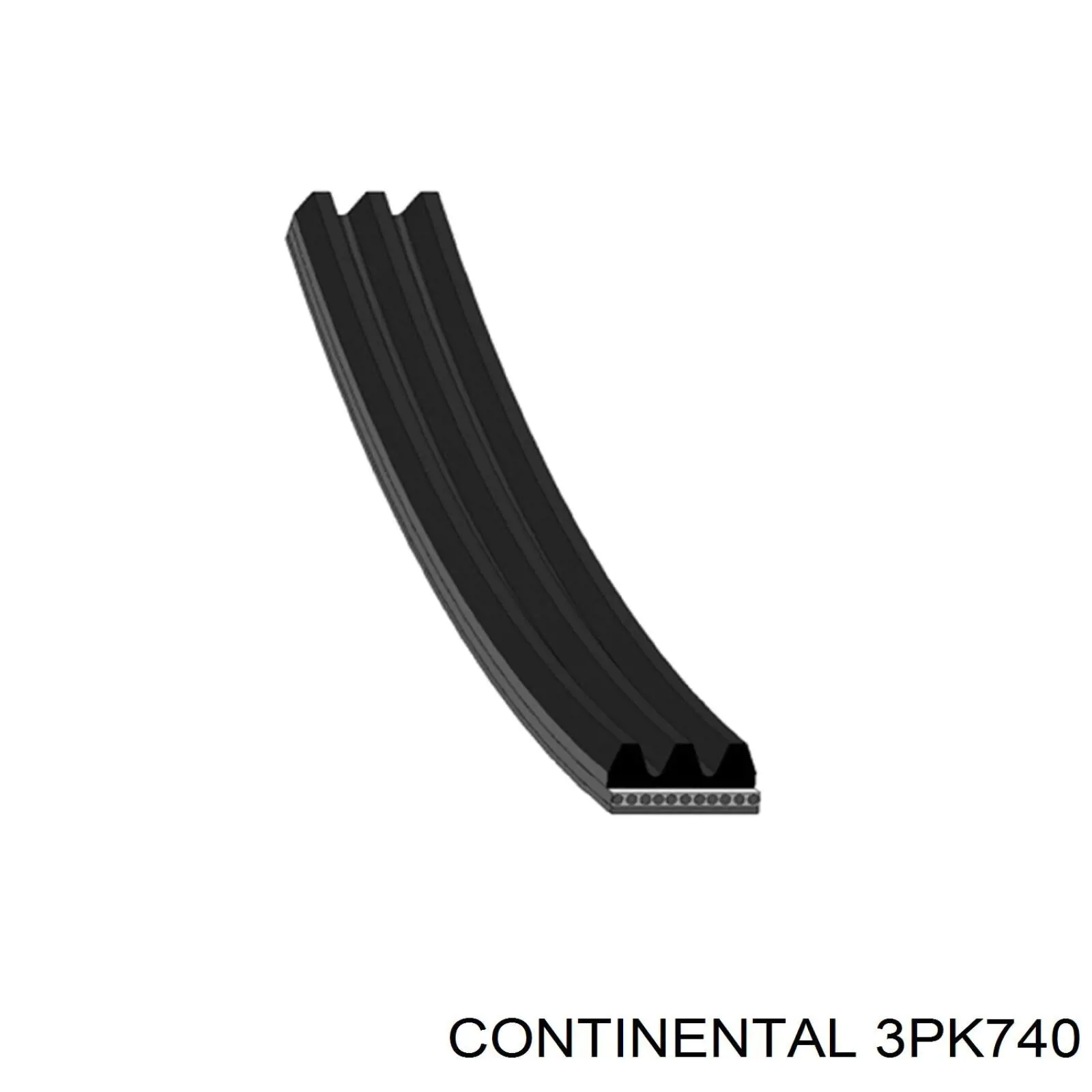Compre 3PK740 Continental/Siemens Correia dos conjuntos de transmissão