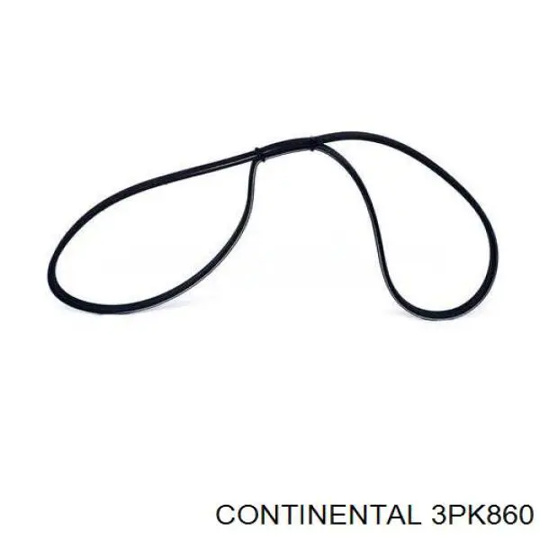 Correia dos conjuntos de transmissão 3PK860 Continental/Siemens