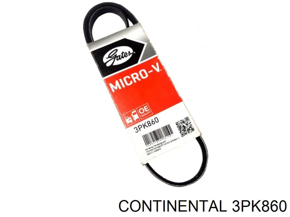 Correia dos conjuntos de transmissão Continental/Siemens 3PK860 preço, a partir de 8,39 USD