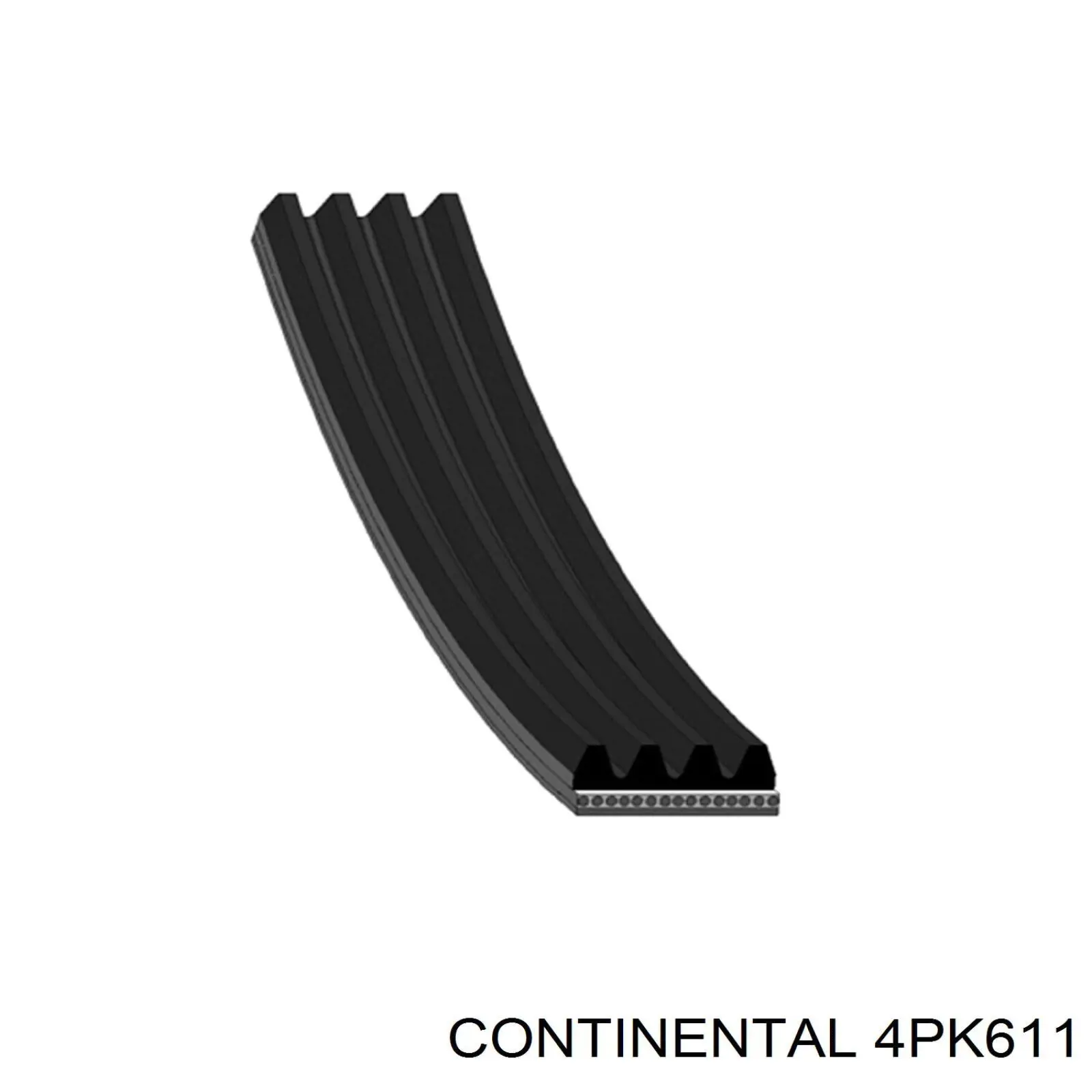 Correia dos conjuntos de transmissão Continental/Siemens 4PK611 preço, a partir de 9,59 USD