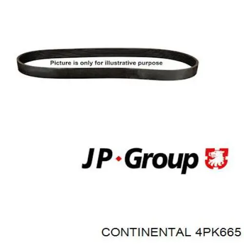 Correia dos conjuntos de transmissão Continental/Siemens 4PK665 preço, a partir de 7,22 USD