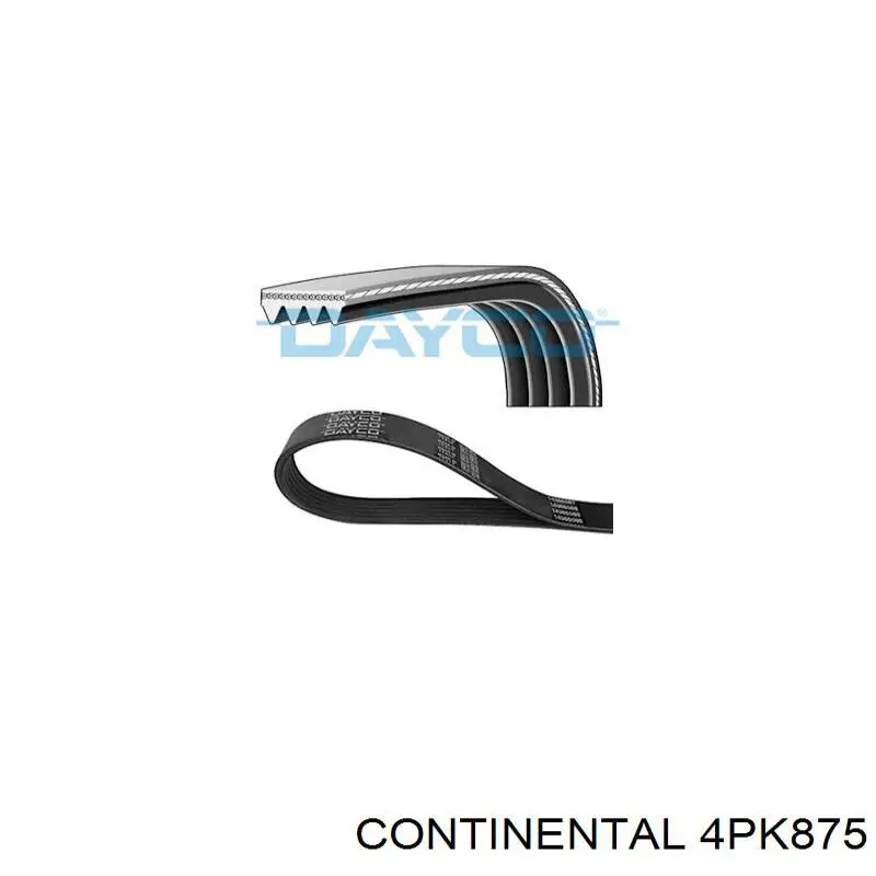 Correia dos conjuntos de transmissão Continental/Siemens 4PK875 preço, a partir de 14,74 USD