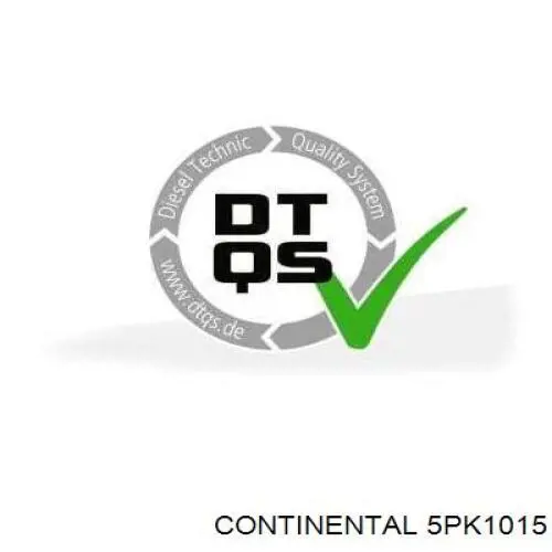 5PK1015 Continental/Siemens Correia dos conjuntos de transmissão