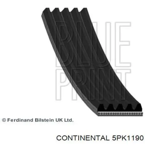 Correia dos conjuntos de transmissão Continental/Siemens 5PK1190 preço, a partir de 16,24 USD