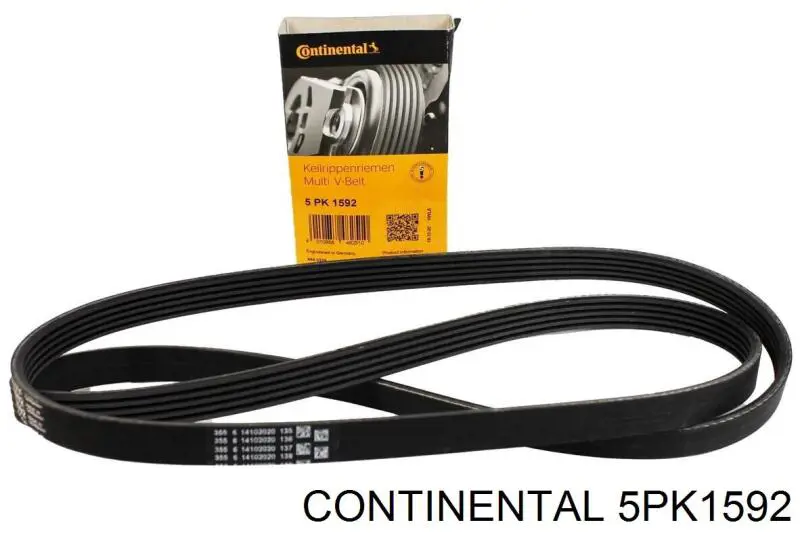 Correia dos conjuntos de transmissão Continental/Siemens 5PK1592 preço, a partir de 18,09 USD