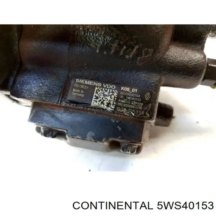 5WS40153 Continental/Siemens Bomba de combustível de pressão alta