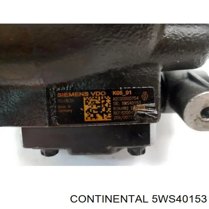 5WS40153 Continental/Siemens Bomba de combustível de pressão alta