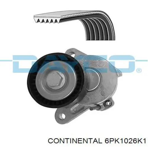 Correia dos conjuntos de transmissão, kit Continental/Siemens 6PK1026K1 preço, a partir de 63,12 USD
