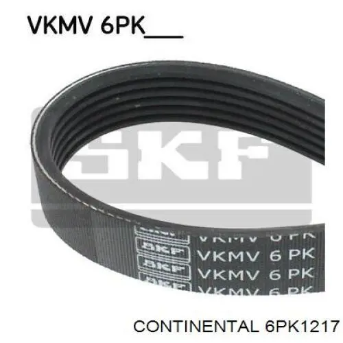 Correia dos conjuntos de transmissão Continental/Siemens 6PK1217 preço, a partir de 15,39 USD