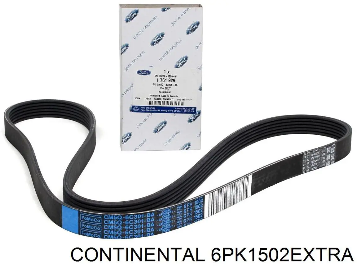 Correia dos conjuntos de transmissão Continental/Siemens 6PK1502EXTRA preço, a partir de 14,29 USD