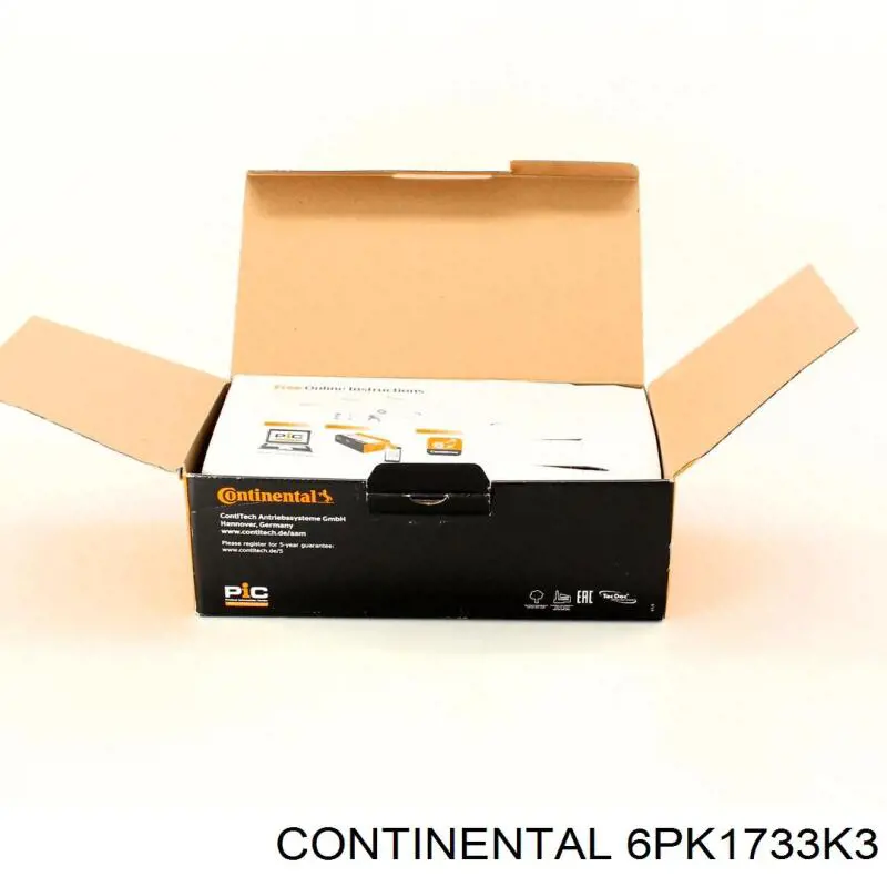 Compre 6PK1733K3 Continental/Siemens Correia dos conjuntos de transmissão, kit