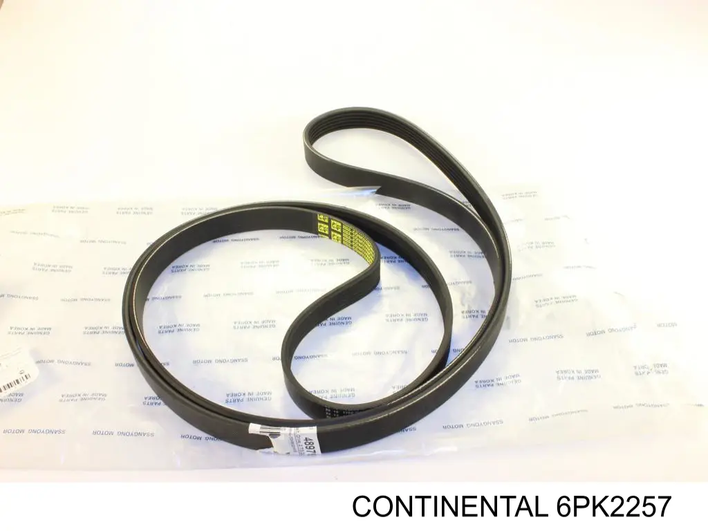 6PK2257 Continental/Siemens Correia dos conjuntos de transmissão