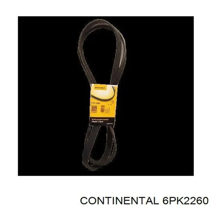 Correia dos conjuntos de transmissão Continental/Siemens 6PK2260 preço, a partir de 18,30 USD