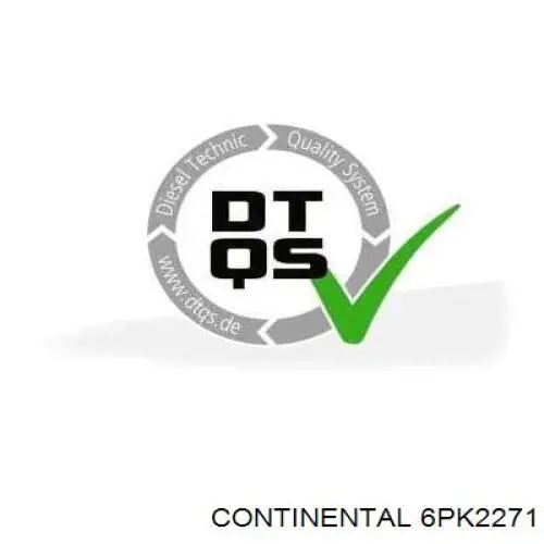 Compre 6PK2271 Continental/Siemens Correia dos conjuntos de transmissão