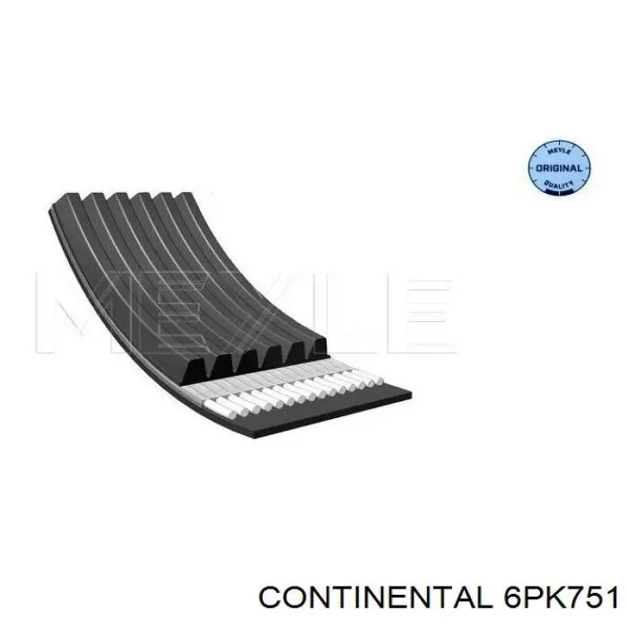 Correia dos conjuntos de transmissão Continental/Siemens 6PK751 preço, a partir de 14,35 USD