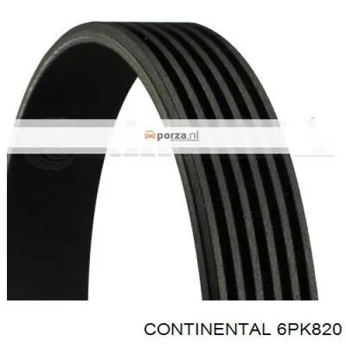 Correia dos conjuntos de transmissão Continental/Siemens 6PK820 preço, a partir de 17,04 USD