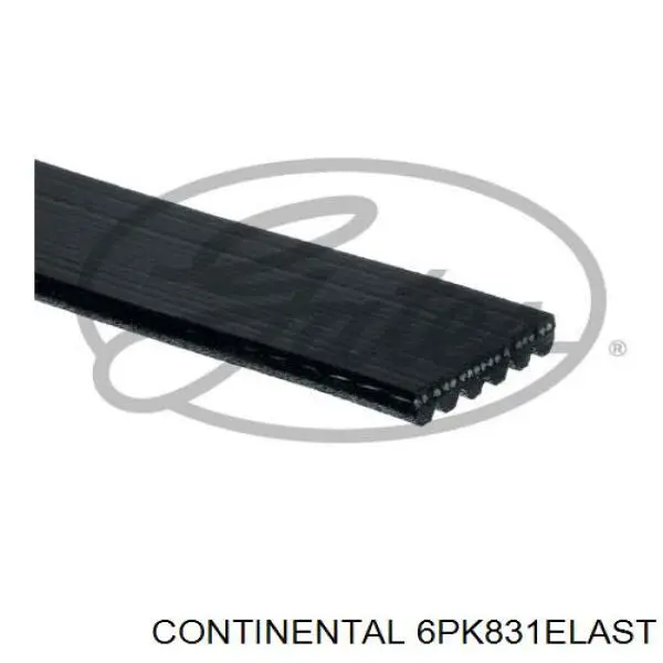 Correia dos conjuntos de transmissão Continental/Siemens 6PK831ELAST preço, a partir de 18,53 USD