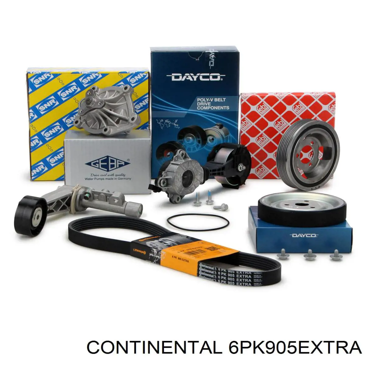 Correia dos conjuntos de transmissão Continental/Siemens 6PK905EXTRA preço, a partir de 13,51 USD