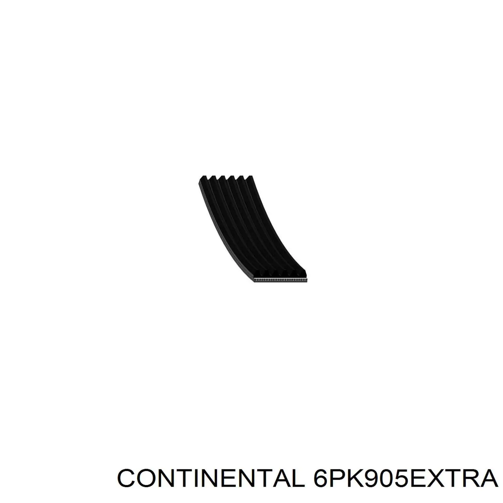 Correia dos conjuntos de transmissão Continental/Siemens 6PK905EXTRA