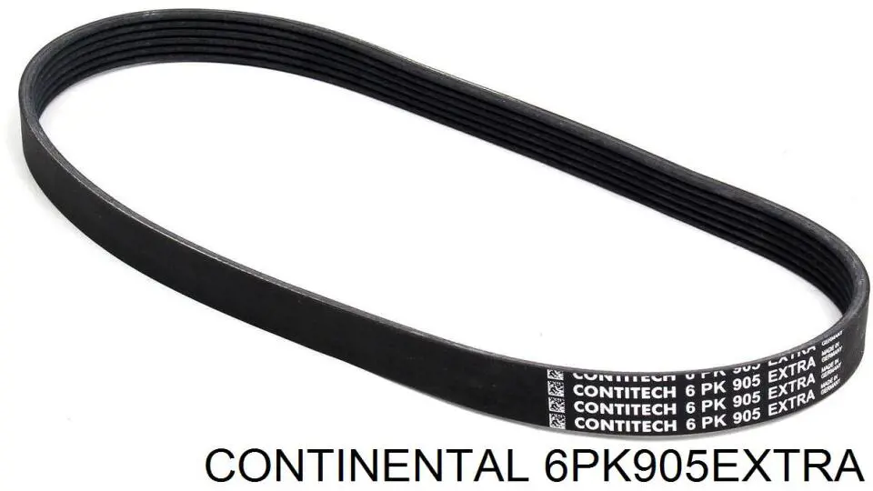 Correia dos conjuntos de transmissão 6PK905EXTRA Continental/Siemens