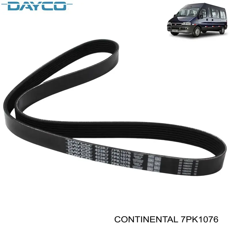 Correia dos conjuntos de transmissão 7PK1076 Continental/Siemens