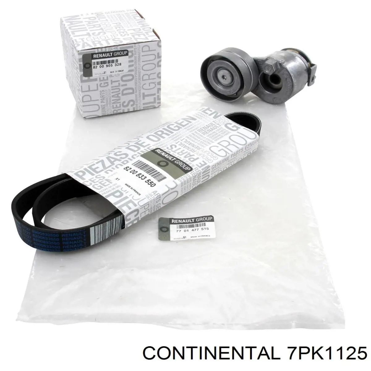 Correia dos conjuntos de transmissão Continental/Siemens 7PK1125 preço, a partir de 18,76 USD