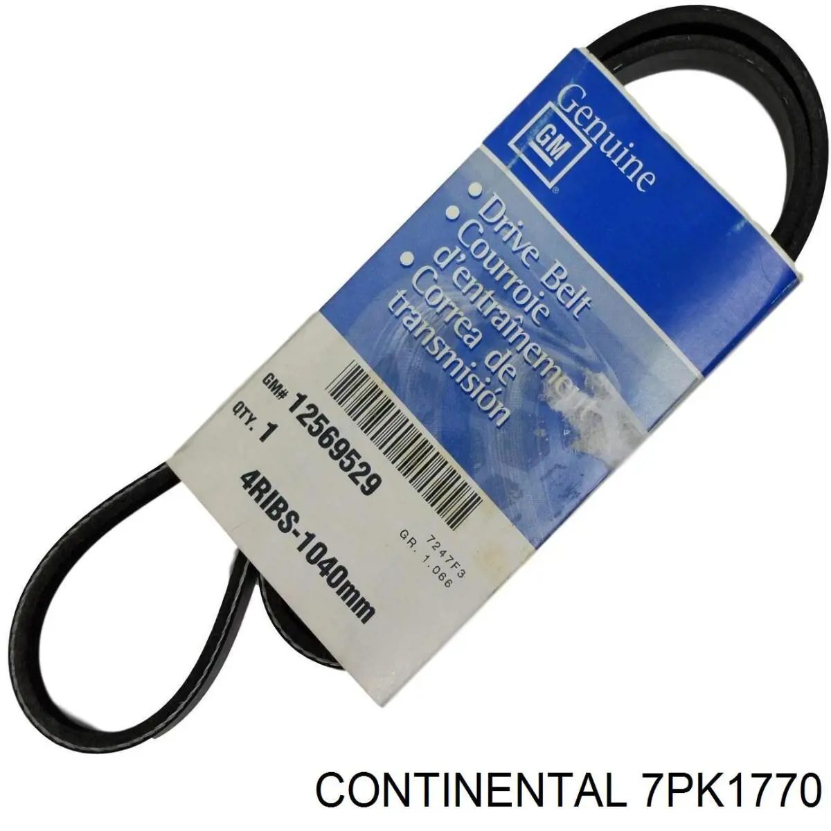 7PK1770 Continental/Siemens Correia dos conjuntos de transmissão