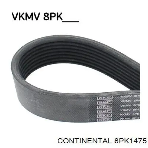 Correia dos conjuntos de transmissão Continental/Siemens 8PK1475 preço, a partir de 23,82 USD