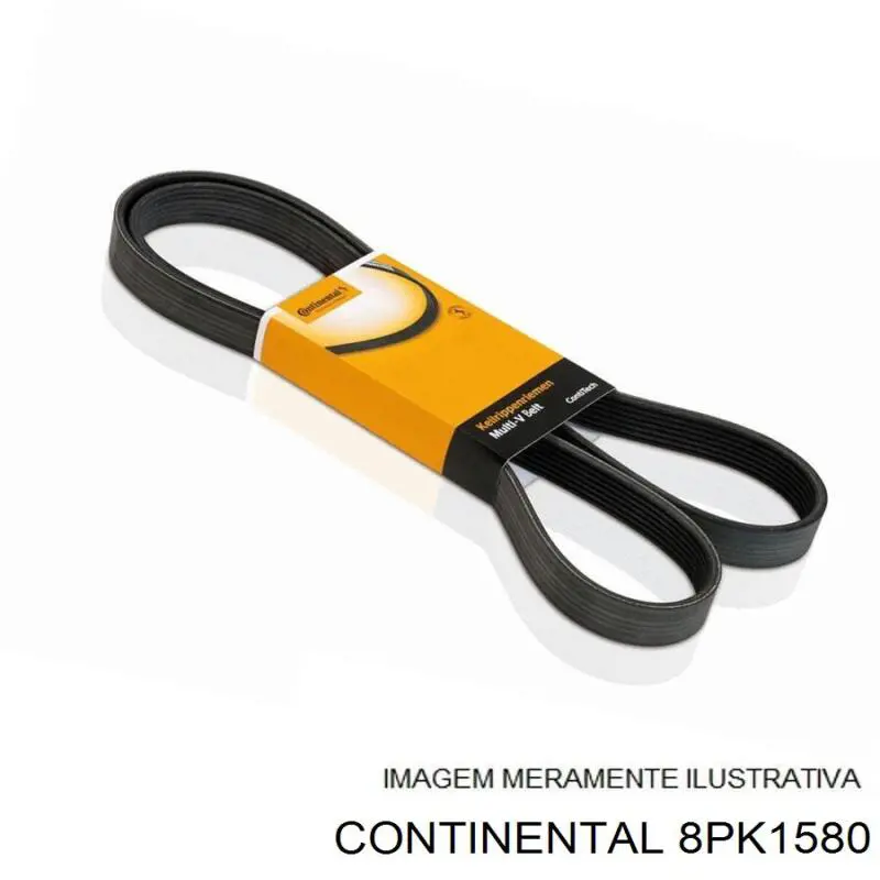 8PK1580 Continental/Siemens Correia dos conjuntos de transmissão
