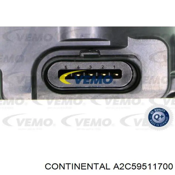 A2C59511700 Continental/Siemens Válvula de borboleta montada