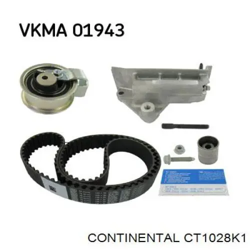 CT1028K1 Continental/Siemens Correia do mecanismo de distribuição de gás, kit