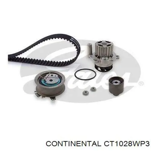 CT1028WP3 Continental/Siemens Correia do mecanismo de distribuição de gás, kit