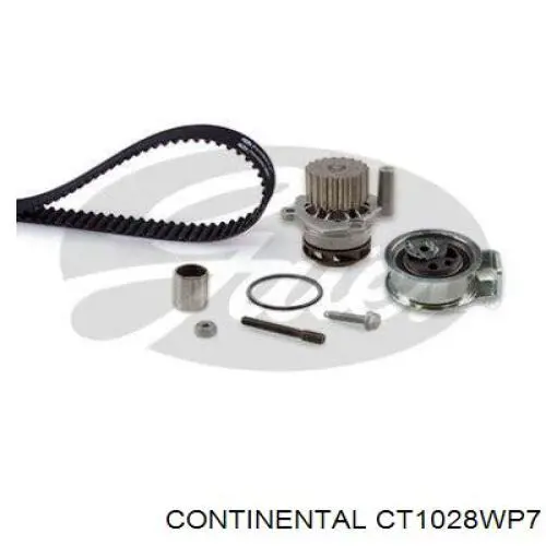 CT1028WP7 Continental/Siemens Correia do mecanismo de distribuição de gás, kit