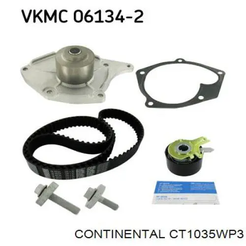 Compre CT1035WP3 Continental/Siemens Correia do mecanismo de distribuição de gás, kit