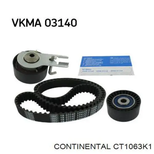 Compre CT1063K1 Continental/Siemens Correia do mecanismo de distribuição de gás, kit