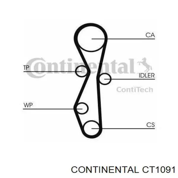 Correia do mecanismo de distribuição de gás Continental/Siemens CT1091 preço, a partir de 39,99 USD