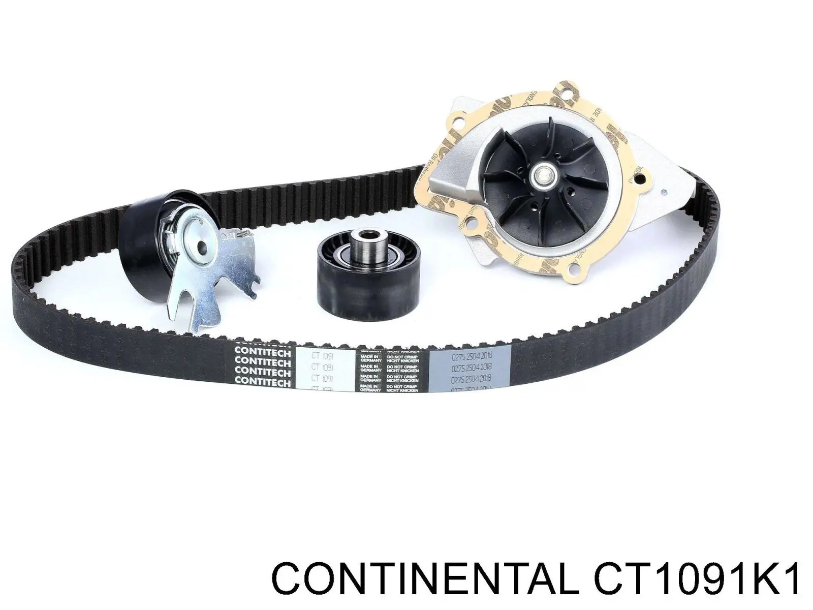 CT1091K1 Continental/Siemens Correia do mecanismo de distribuição de gás, kit