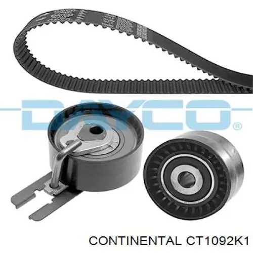 CT1092K1 Continental/Siemens Correia do mecanismo de distribuição de gás, kit