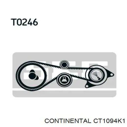 Correia do mecanismo de distribuição de gás, kit Continental/Siemens CT1094K1 preço, a partir de 105,03 USD
