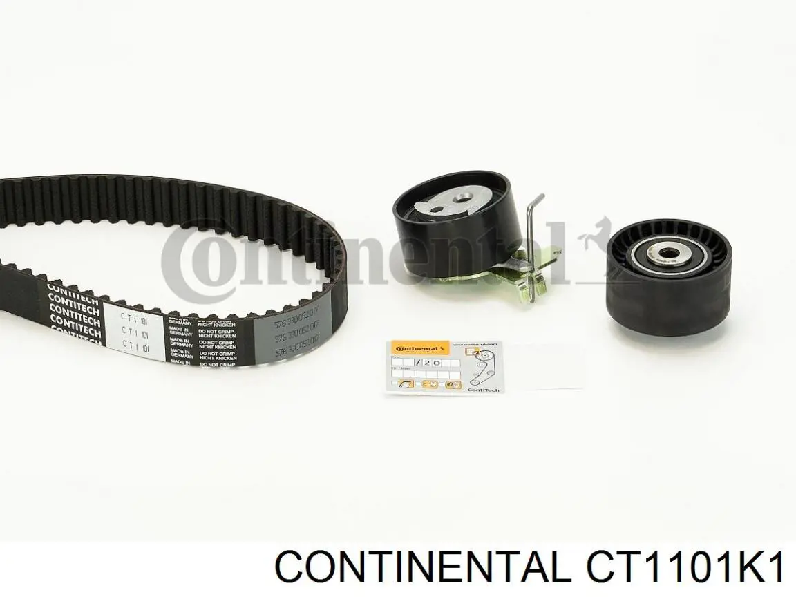 CT1101K1 Continental/Siemens Correia do mecanismo de distribuição de gás, kit