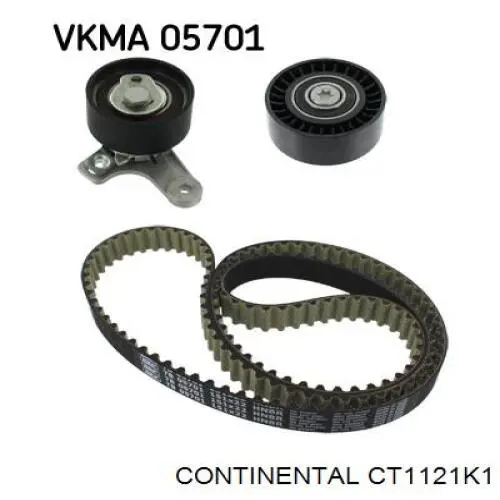 CT1121K1 Continental/Siemens Correia do mecanismo de distribuição de gás, kit