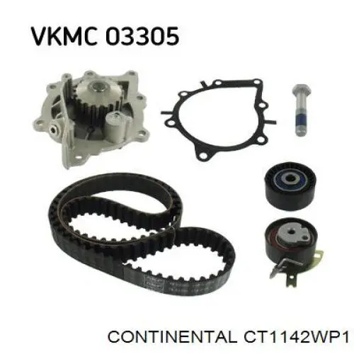 Correia do mecanismo de distribuição de gás, kit Continental/Siemens CT1142WP1 preço, a partir de 229,72 USD