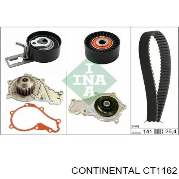 CT1162 Continental/Siemens Correia do mecanismo de distribuição de gás