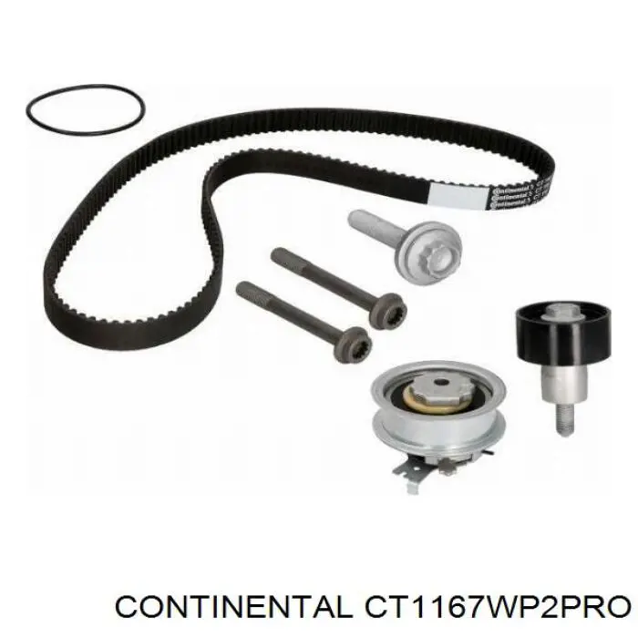 Compre CT1167WP2PRO Continental/Siemens Correia do mecanismo de distribuição de gás, kit