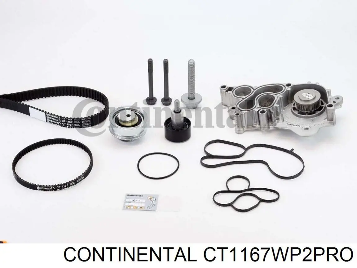 CT1167WP2PRO Continental/Siemens Correia do mecanismo de distribuição de gás, kit
