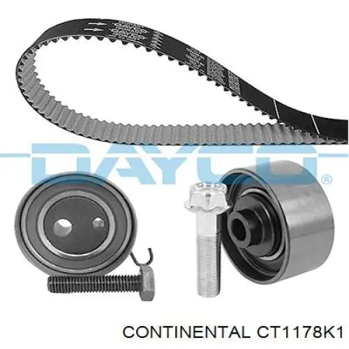 CT1178K1 Continental/Siemens Correia do mecanismo de distribuição de gás, kit