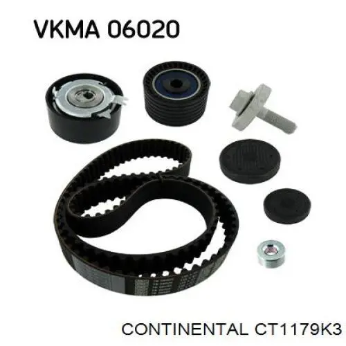CT1179K3 Continental/Siemens Correia do mecanismo de distribuição de gás, kit