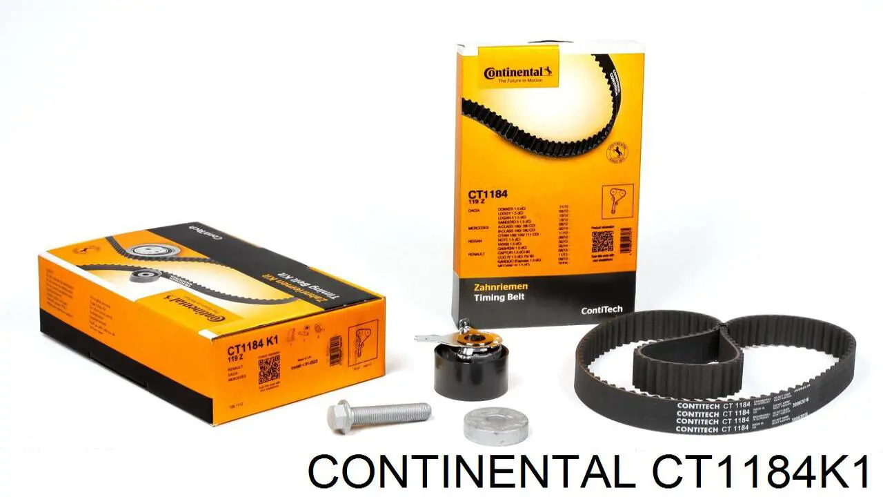CT1184K1 Continental/Siemens Correia do mecanismo de distribuição de gás, kit