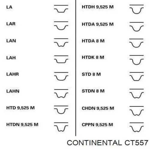 Compre CT557 Continental/Siemens Correia do mecanismo de distribuição de gás