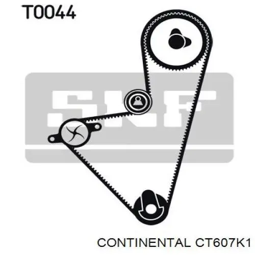 Correia do mecanismo de distribuição de gás, kit Continental/Siemens CT607K1 preço, a partir de 59,64 USD